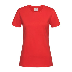 T-shirt Classic-t Fitted Women rosso / XS - personalizzabile con logo