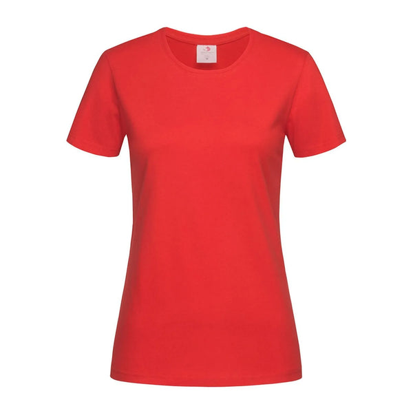 T-shirt Classic-t Fitted Women rosso / XS - personalizzabile con logo