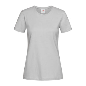 T-shirt Classic-t Fitted Women soft grey / XS - personalizzabile con logo