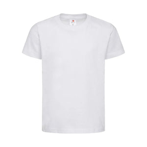 T-shirt Classic-t Kids bianco / XS - personalizzabile con logo