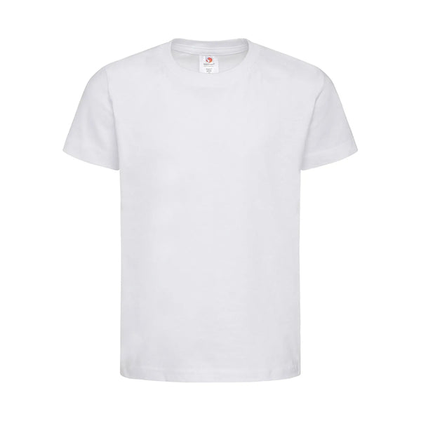 T-shirt Classic-t Kids bianco / XS - personalizzabile con logo