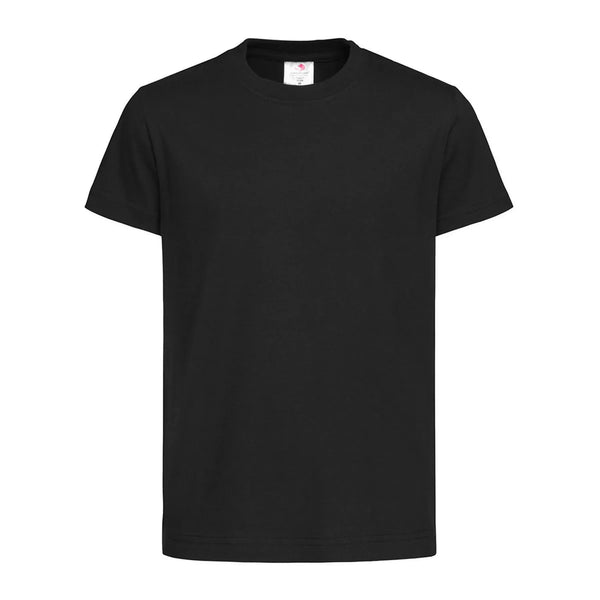 T-shirt Classic-t Kids nero / XS - personalizzabile con logo