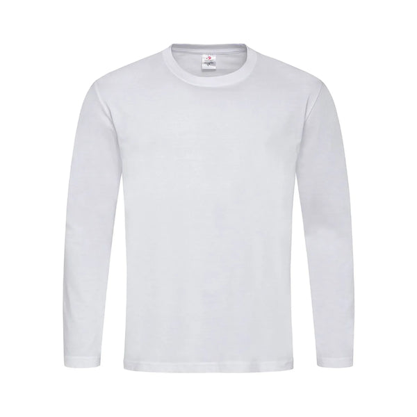 T-shirt Classic-t Long Sleeve bianco / S - personalizzabile con logo