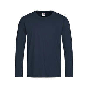 T-shirt Classic-t Long Sleeve blu / S - personalizzabile con logo
