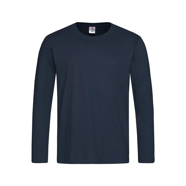 T-shirt Classic-t Long Sleeve blu / S - personalizzabile con logo