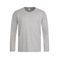 T-shirt Classic-t Long Sleeve grigio / S - personalizzabile con logo