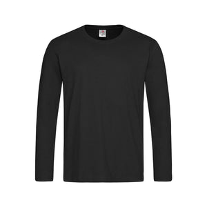 T-shirt Classic-t Long Sleeve nero / S - personalizzabile con logo