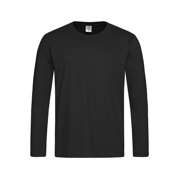 T-shirt Classic-t Long Sleeve nero / S - personalizzabile con logo
