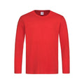 T-shirt Classic-t Long Sleeve rosso / S - personalizzabile con logo