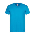 T-shirt Classic-t V-neck azzurro / S - personalizzabile con logo