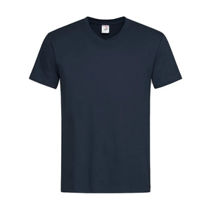 T-shirt Classic-t V-neck blu / S - personalizzabile con logo