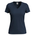 T-shirt Classic-t V-neck blu / XS - personalizzabile con logo