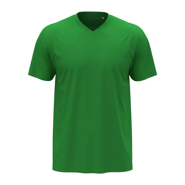 T-shirt Classic-t V-neck kelly green / S - personalizzabile con logo
