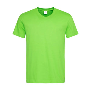 T-shirt Classic-t V-neck kiwi / S - personalizzabile con logo