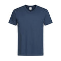 T-shirt Classic-t V-neck navy blue / S - personalizzabile con logo