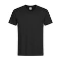 T-shirt Classic-t V-neck nero / S - personalizzabile con logo