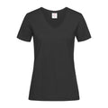 T-shirt Classic-t V-neck nero / XS - personalizzabile con logo