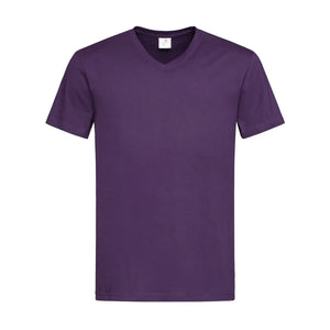 T-shirt Classic-t V-neck rosa / S - personalizzabile con logo