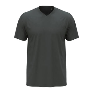 T-shirt Classic-t V-neck slate grey / S - personalizzabile con logo