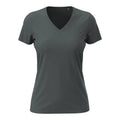 T-shirt Classic-t V-neck slate grey / XS - personalizzabile con logo
