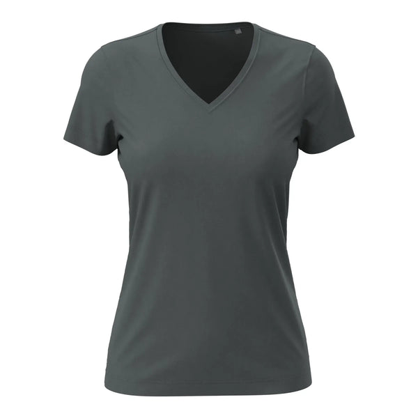 T-shirt Classic-t V-neck slate grey / XS - personalizzabile con logo