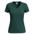 T-shirt Classic-t V-neck verde / S - personalizzabile con logo