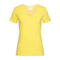 T-shirt Classic-t V-neck yellow / S - personalizzabile con logo