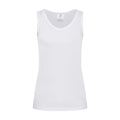 T-shirt Classic Tank Top bianco / XS - personalizzabile con logo
