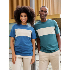 T-shirt Colour-block Unisex - personalizzabile con logo