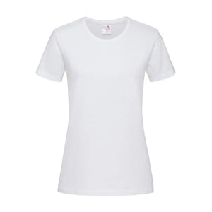 T-shirt Comfort-t 185 Women bianco / XS - personalizzabile con logo