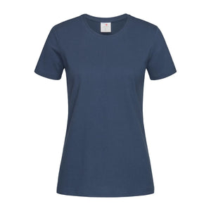 T-shirt Comfort-t 185 Women blu / S - personalizzabile con logo