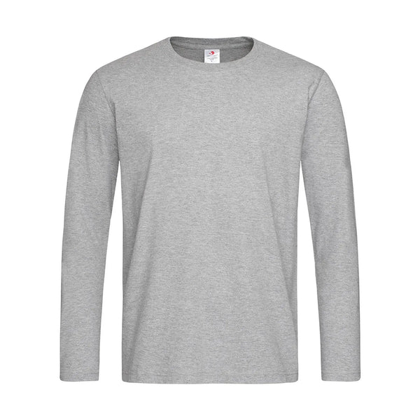 T-shirt Comfort-t Long Sleeve grigio / S - personalizzabile con logo