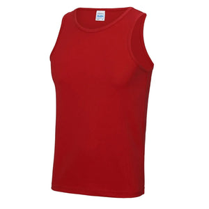 T-shirt Cool Vest rosso / S - personalizzabile con logo