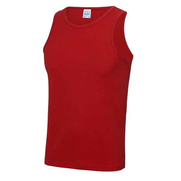 T-shirt Cool Vest rosso / S - personalizzabile con logo