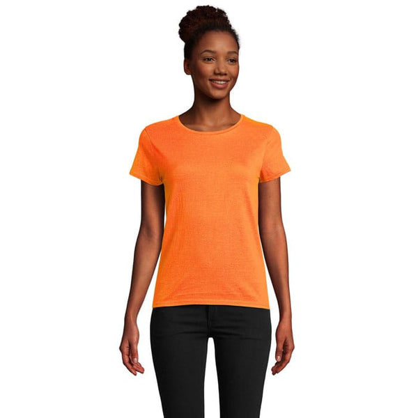 T-Shirt Crusader Donna 150 Arancione / S - personalizzabile con logo