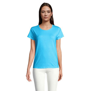 T-Shirt Crusader Donna 150 azzurro / S - personalizzabile con logo