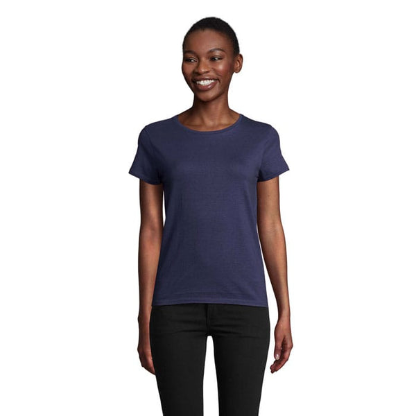 T-Shirt Crusader Donna 150 blu navy / S - personalizzabile con logo
