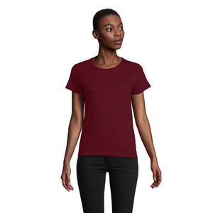 T-Shirt Crusader Donna 150 bordeaux / S - personalizzabile con logo