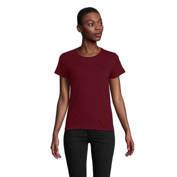 T-Shirt Crusader Donna 150 bordeaux / S - personalizzabile con logo