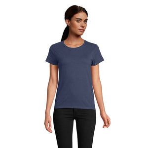 T-Shirt Crusader Donna 150 Denim / S - personalizzabile con logo