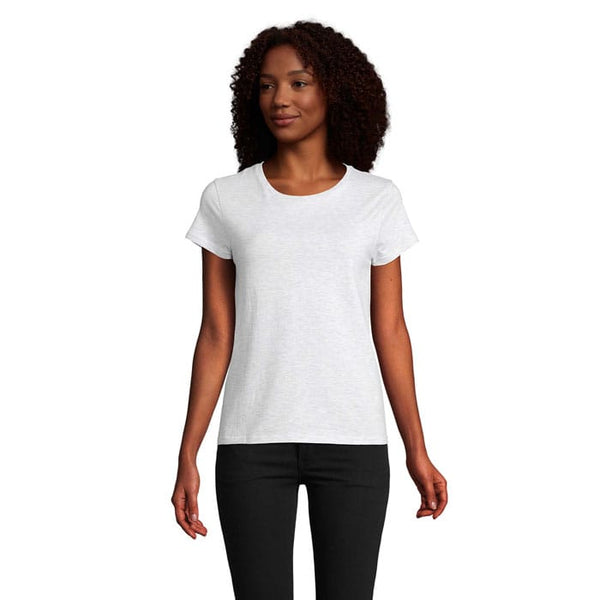 T-Shirt Crusader Donna 150 grigio / S - personalizzabile con logo