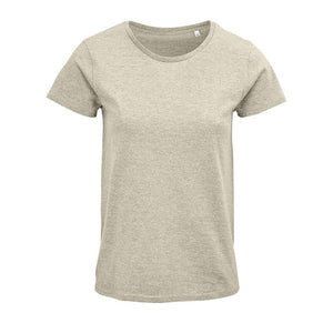 T-Shirt Crusader Donna 150 Heather Beige / S - personalizzabile con logo