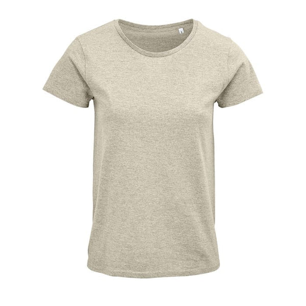 T-Shirt Crusader Donna 150 Heather Beige / S - personalizzabile con logo