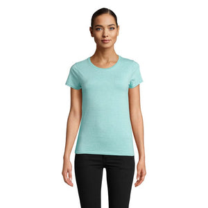 T-Shirt Crusader Donna 150 Heather Light Green / S - personalizzabile con logo