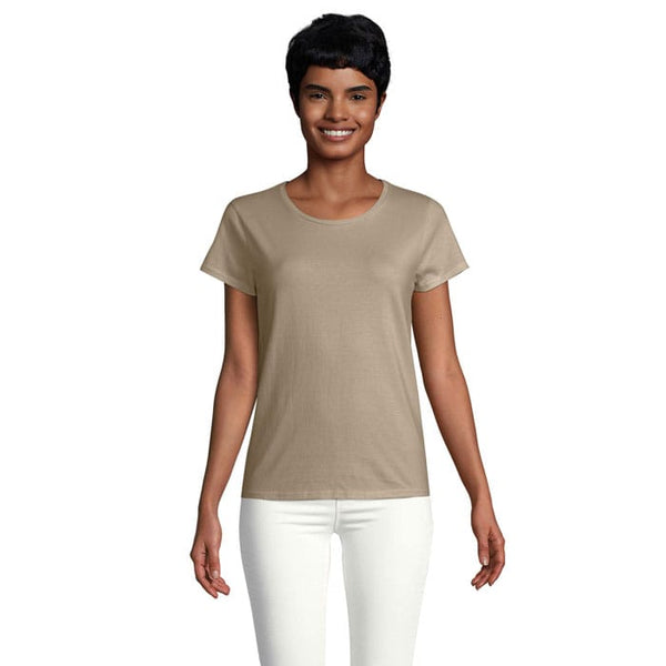 T-Shirt Crusader Donna 150 Kaki / S - personalizzabile con logo