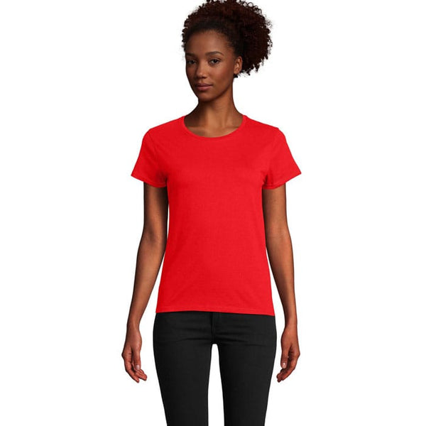 T-Shirt Crusader Donna 150 Rosso / S - personalizzabile con logo