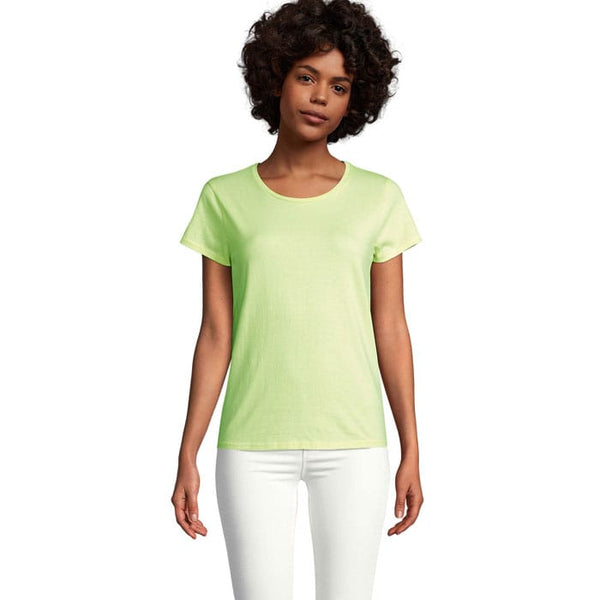 T-Shirt Crusader Donna 150 verde calce / S - personalizzabile con logo