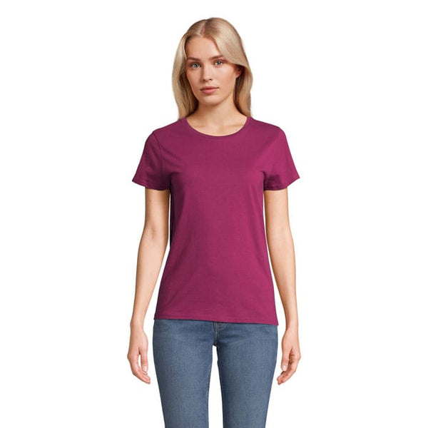 T-Shirt Crusader Donna 150 viola / S - personalizzabile con logo