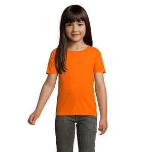 T-Shirt Crusader Kids  150G Arancione / M - personalizzabile con logo
