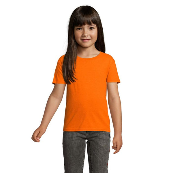 T-Shirt Crusader Kids  150G Arancione / M - personalizzabile con logo
